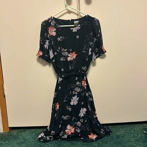 DKNY Flower Dress Navy Blue👗💙